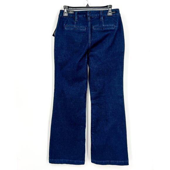 LIVERPOOL Women's Pintuck Trouser Jeans US 4 27 Blue Sturgis Midrise NWT - Picture 7 of 13